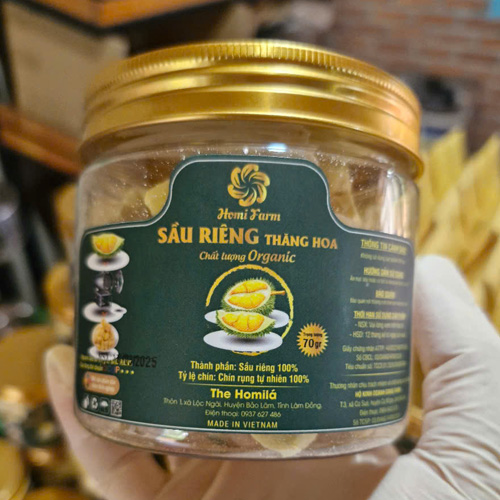 Sầu riêng sấy thăng hoa