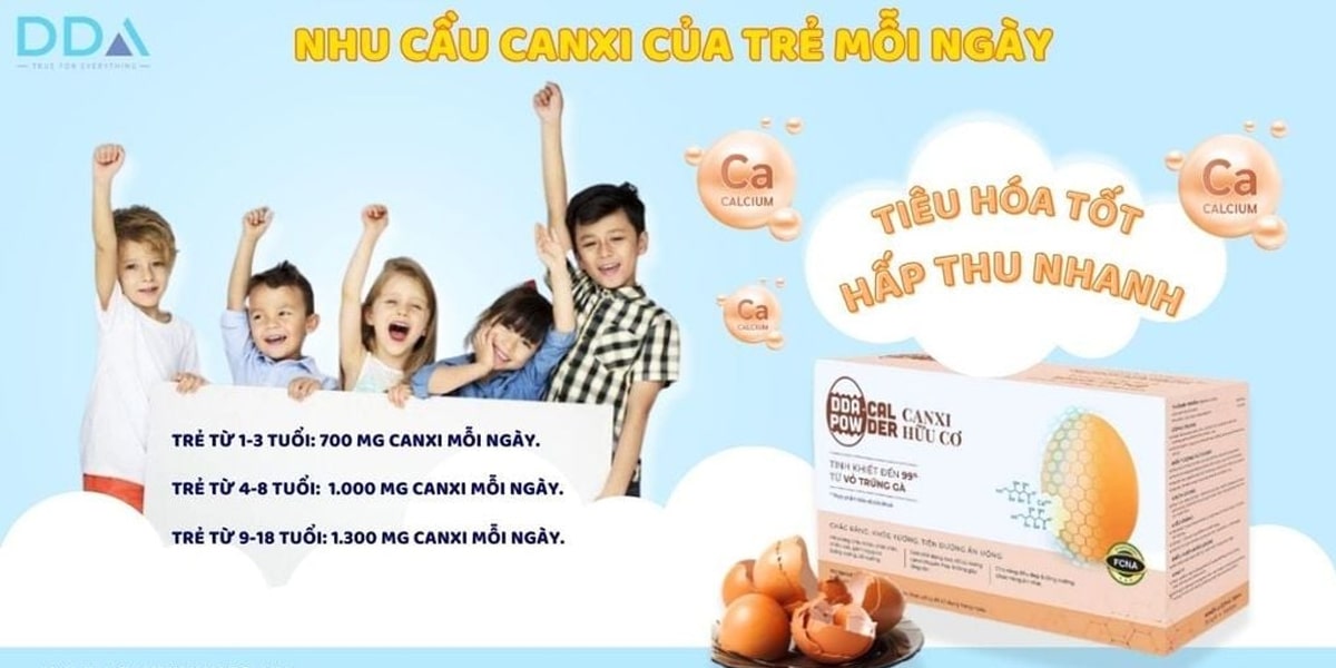 Nhu Cầu Canxi Theo Độ Tuổi